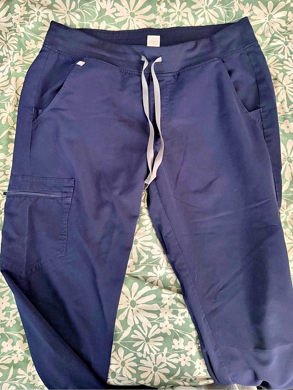 FIGS Technical Collection Jogger Scrub Pants in Navy
